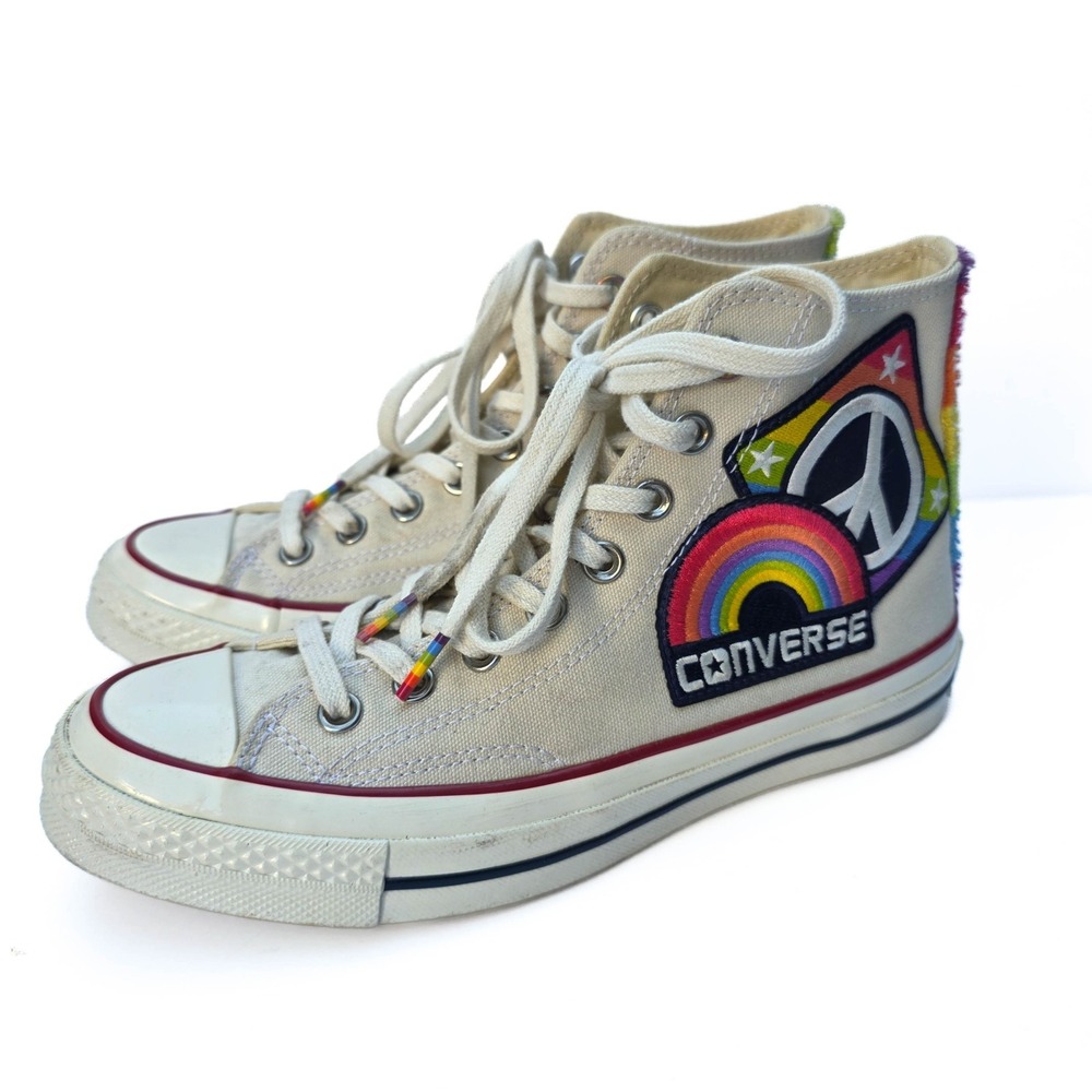 Converse Chuck 70 Pride Parade 2017 Rainbow Hi 158420C Mens 6.5 Womens 8.5 - Picture 6 of 15